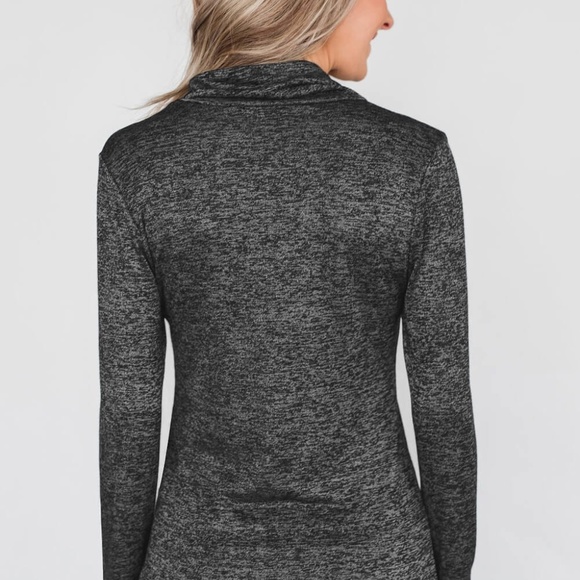 Cali Chic Women's Sweatshirt Celebrity Black Zip - Picture 4 of 4